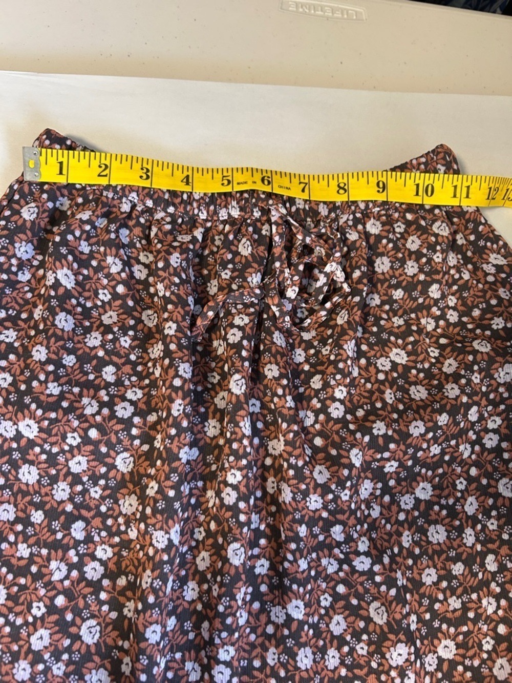 Aerie Midi Skirt Floral Tiered XS - Picture 11 of 12